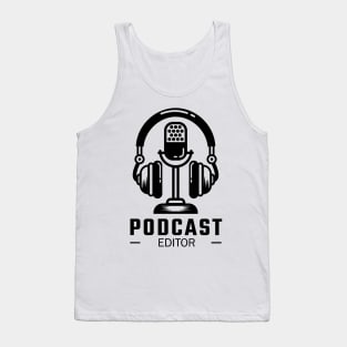 Podcast Editor Tank Top